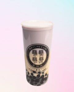 Thick Taro Milk with Pearls